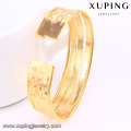 51477 ampla 18k cor pulseira de cor de ouro para mulher bangle